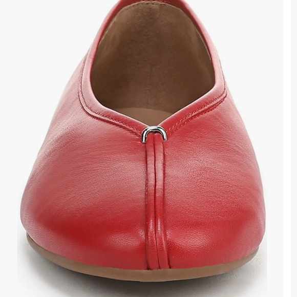 NWT Vince Ori Ballet Flat in Crimson - Picture 3 of 13